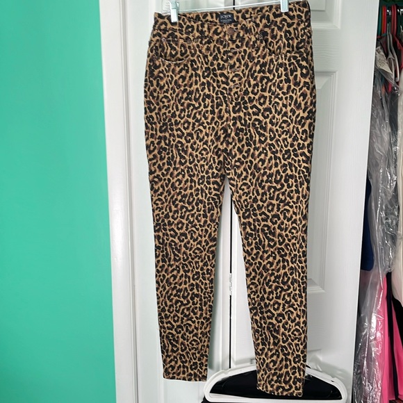 J.Crew Factory Leopard Jeans - Picture 1 of 3